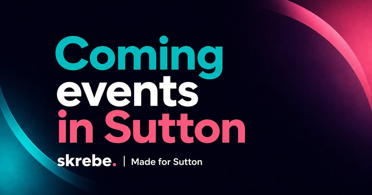 Branded skrebe cover for Sutton Borough events